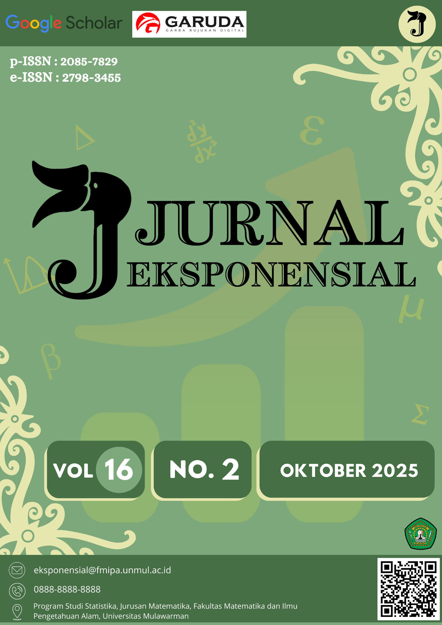 					View Vol. 16 No. 2 (2025): Jurnal Eksponensial
				